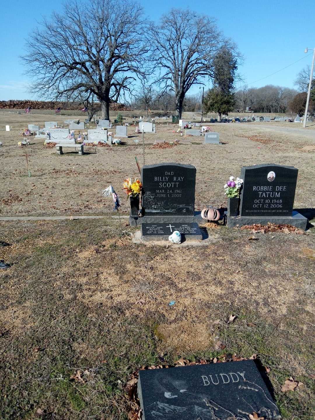 Billy Ray Scott's grave. Photo 2