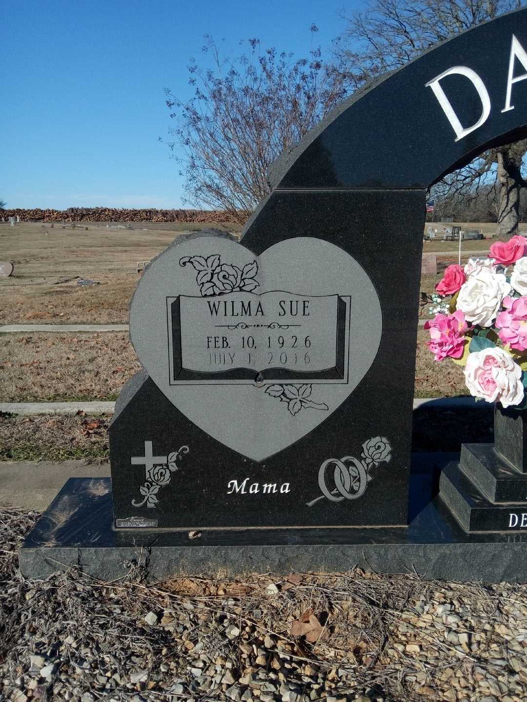 Wilma Sue Dansby's grave. Photo 1