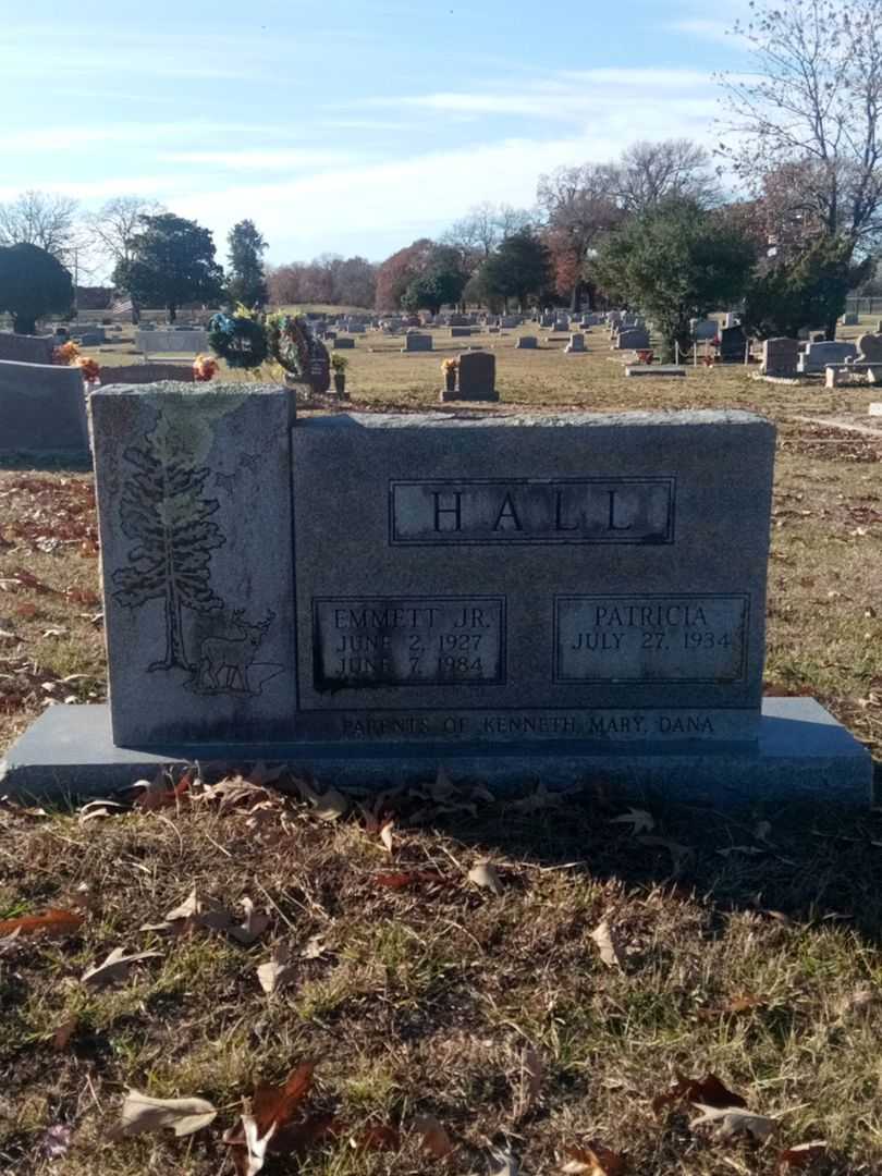 Emmett Hall Junior's grave. Photo 1