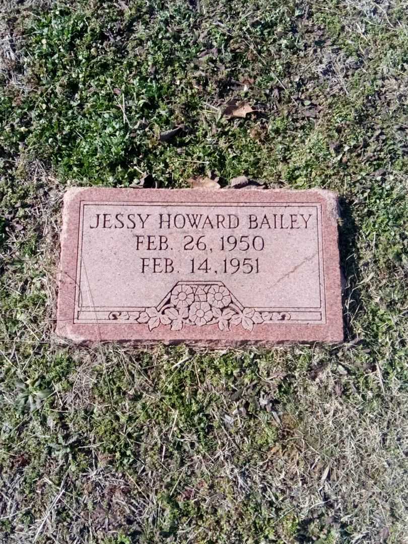 Jessy Howard Bailey's grave. Photo 1