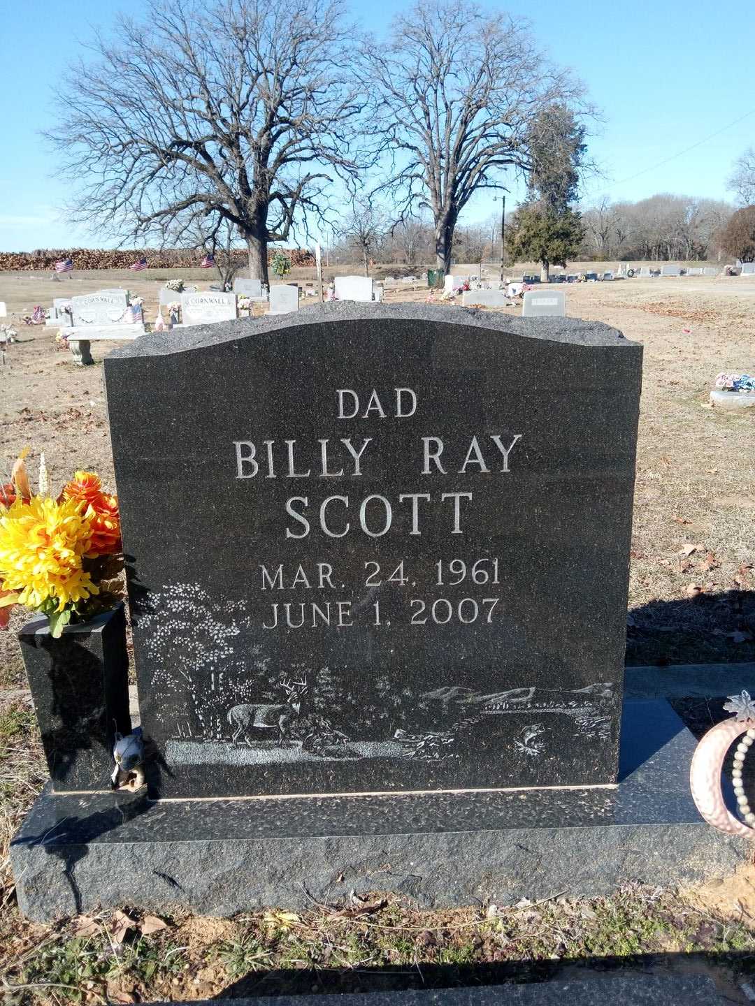 Billy Ray Scott's grave. Photo 1