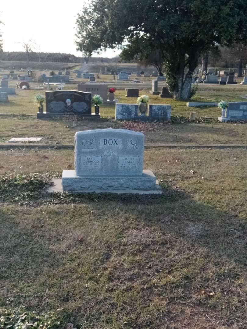 Ida Lee Cain Box's grave. Photo 2