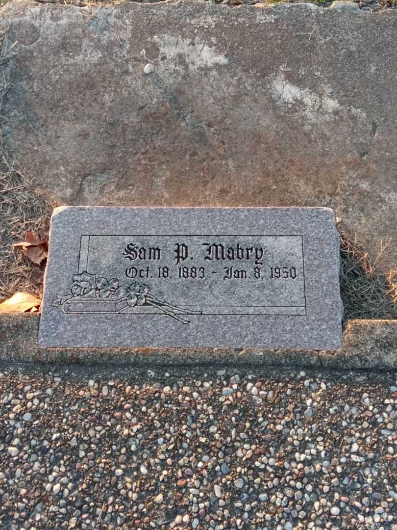 Sam D. Mabry's grave. Photo 1