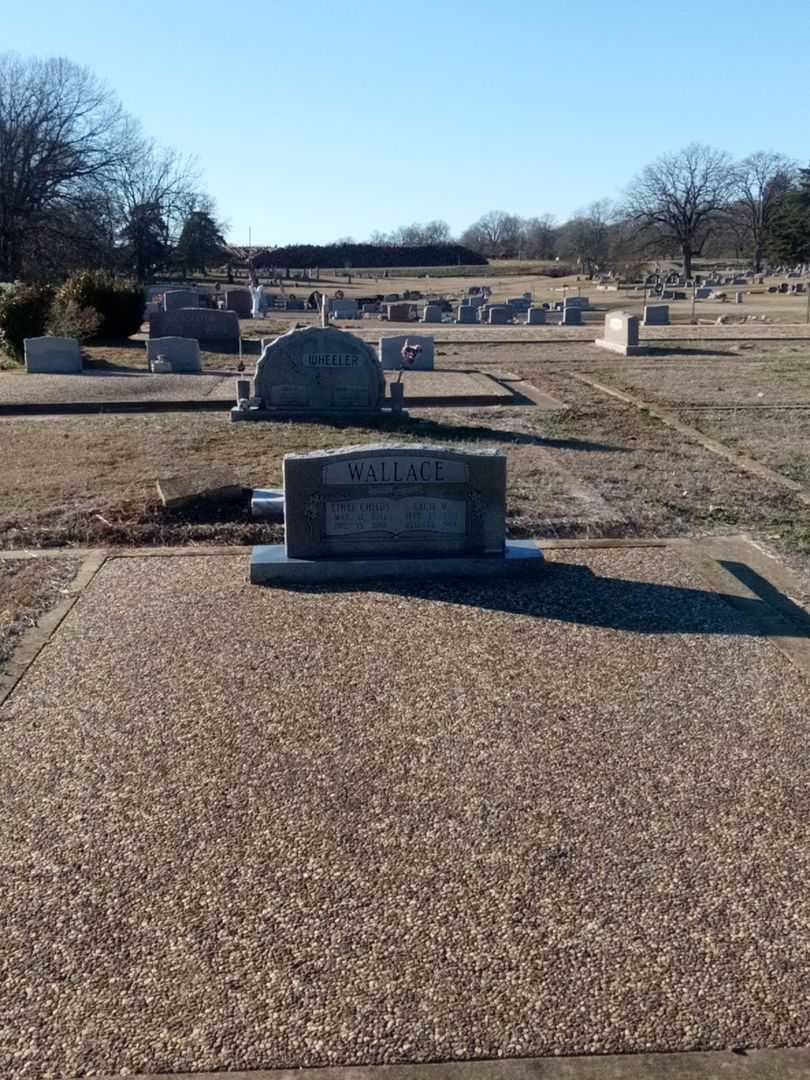 Cecil M. Wallace's grave. Photo 2