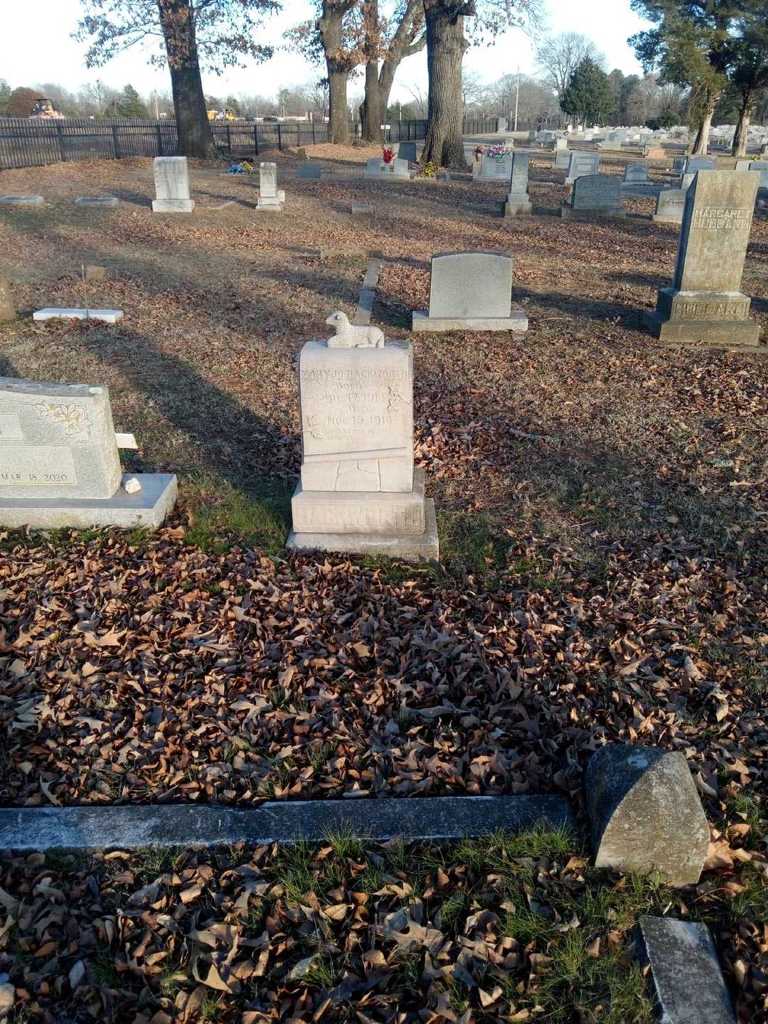 Mary Jo Hackworth's grave. Photo 2