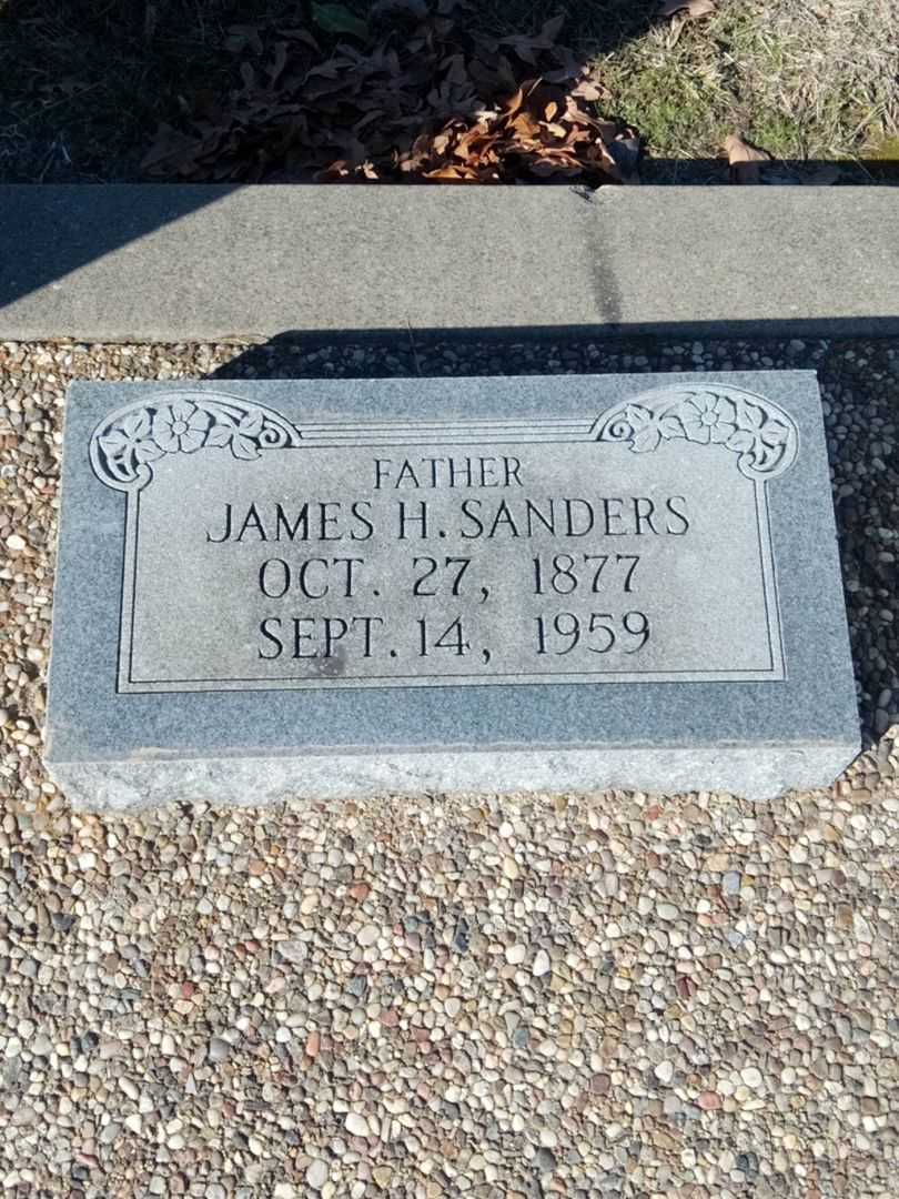 James H. Sanders's grave. Photo 3