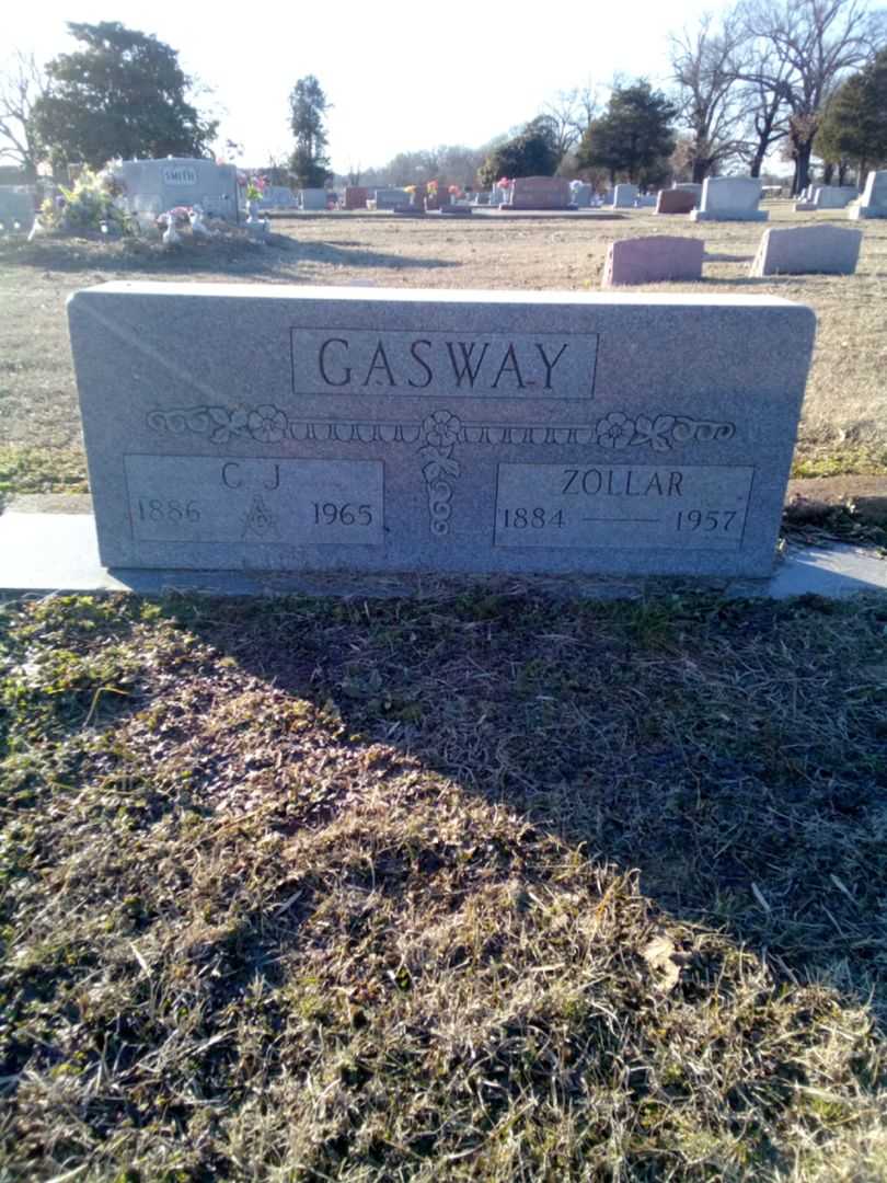 C. J. Gasway's grave. Photo 1
