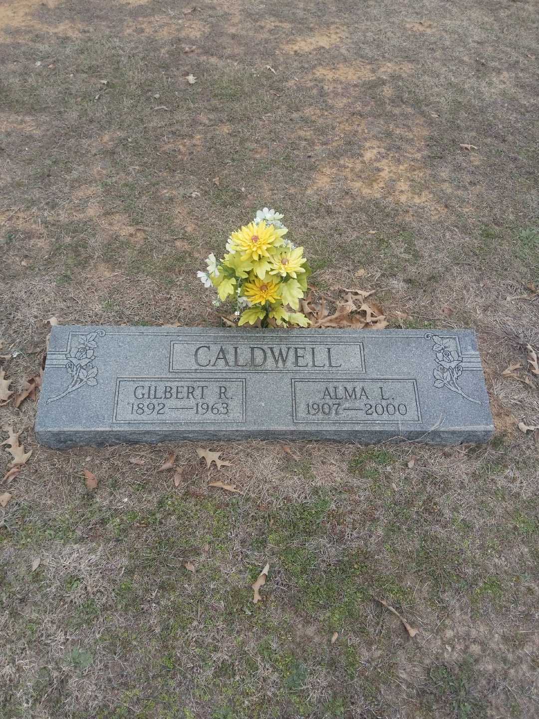 Alma L. Caldwell's grave. Photo 1