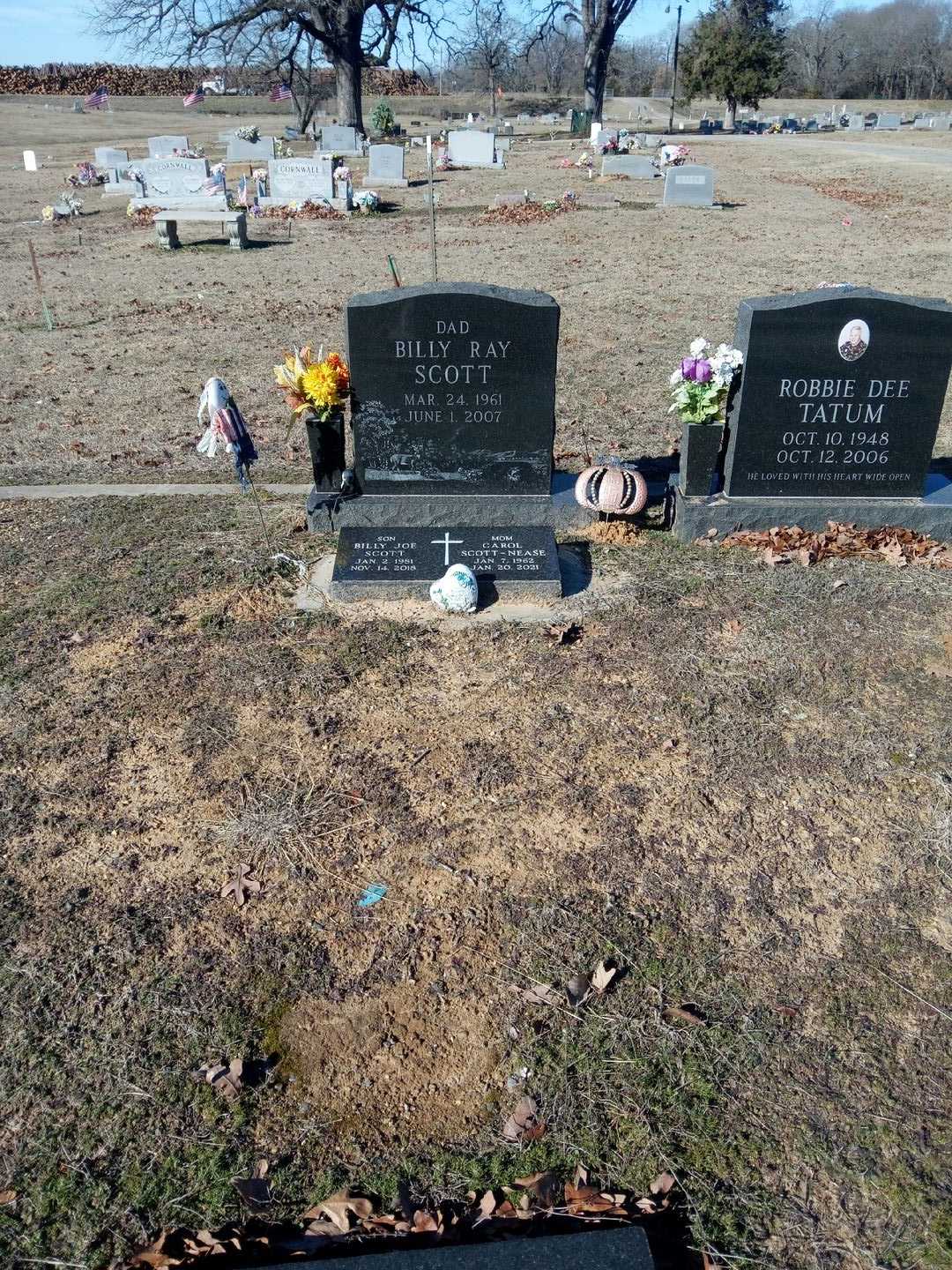 Billy Joe Scott's grave. Photo 2