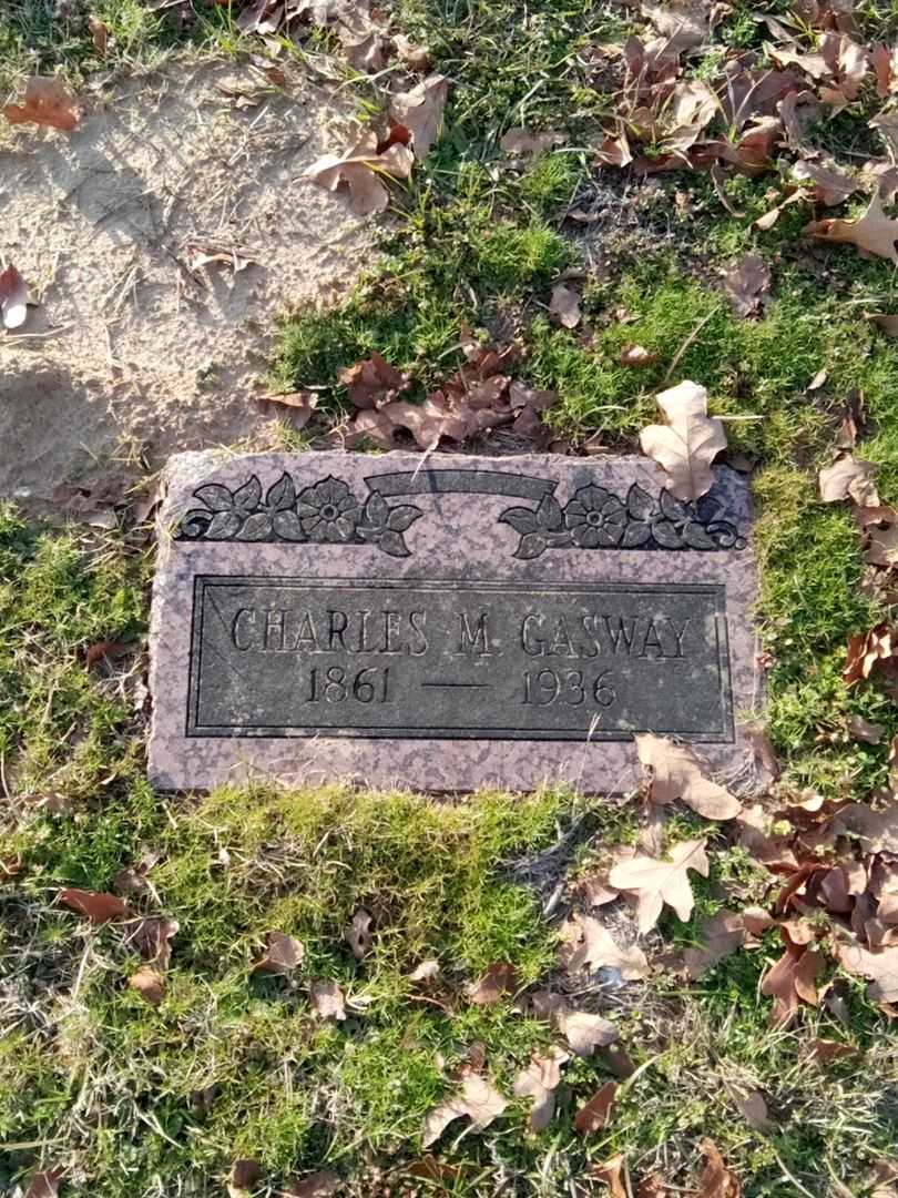 Charles M. Gasway's grave. Photo 1