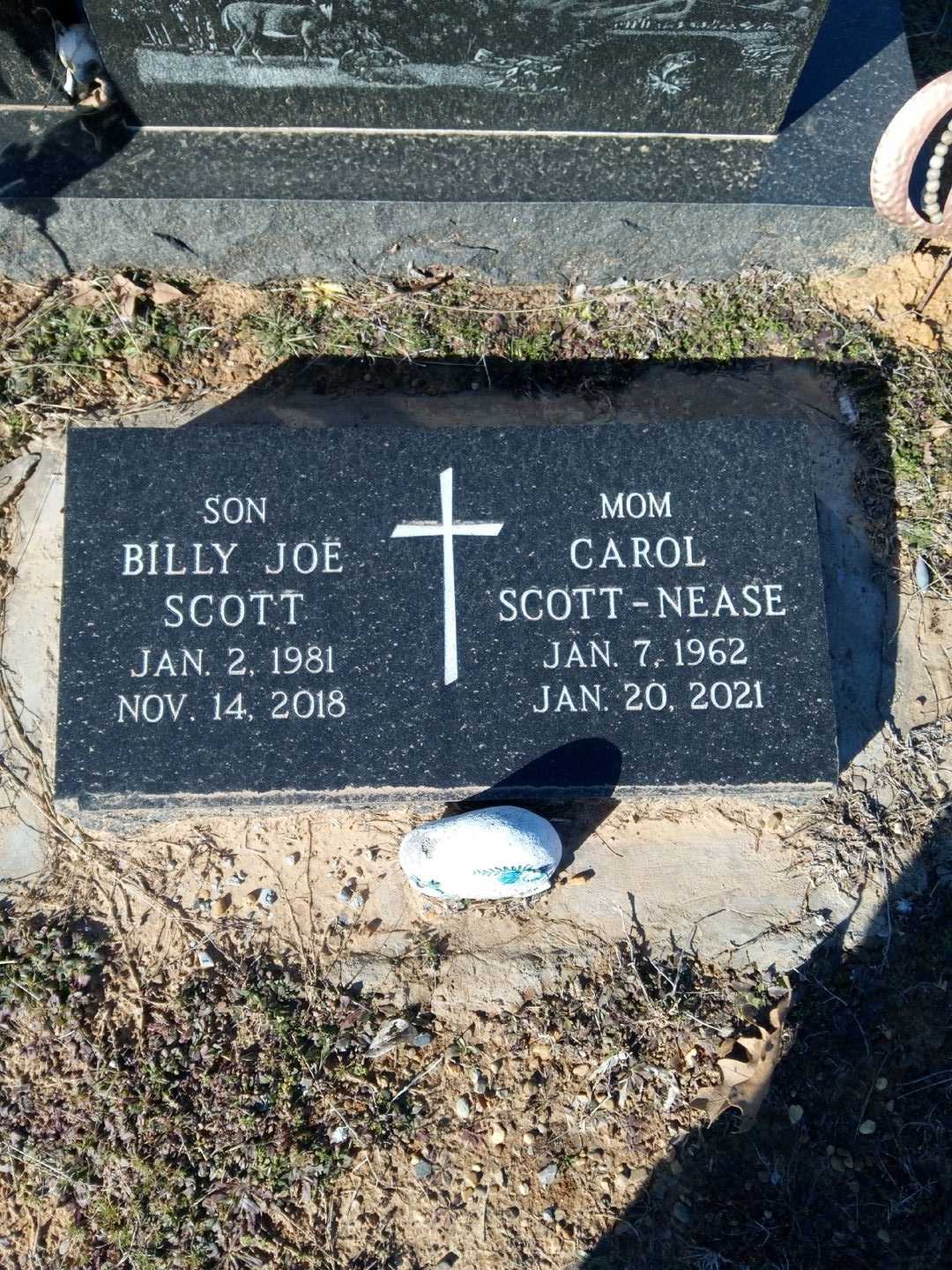 Billy Joe Scott's grave. Photo 1