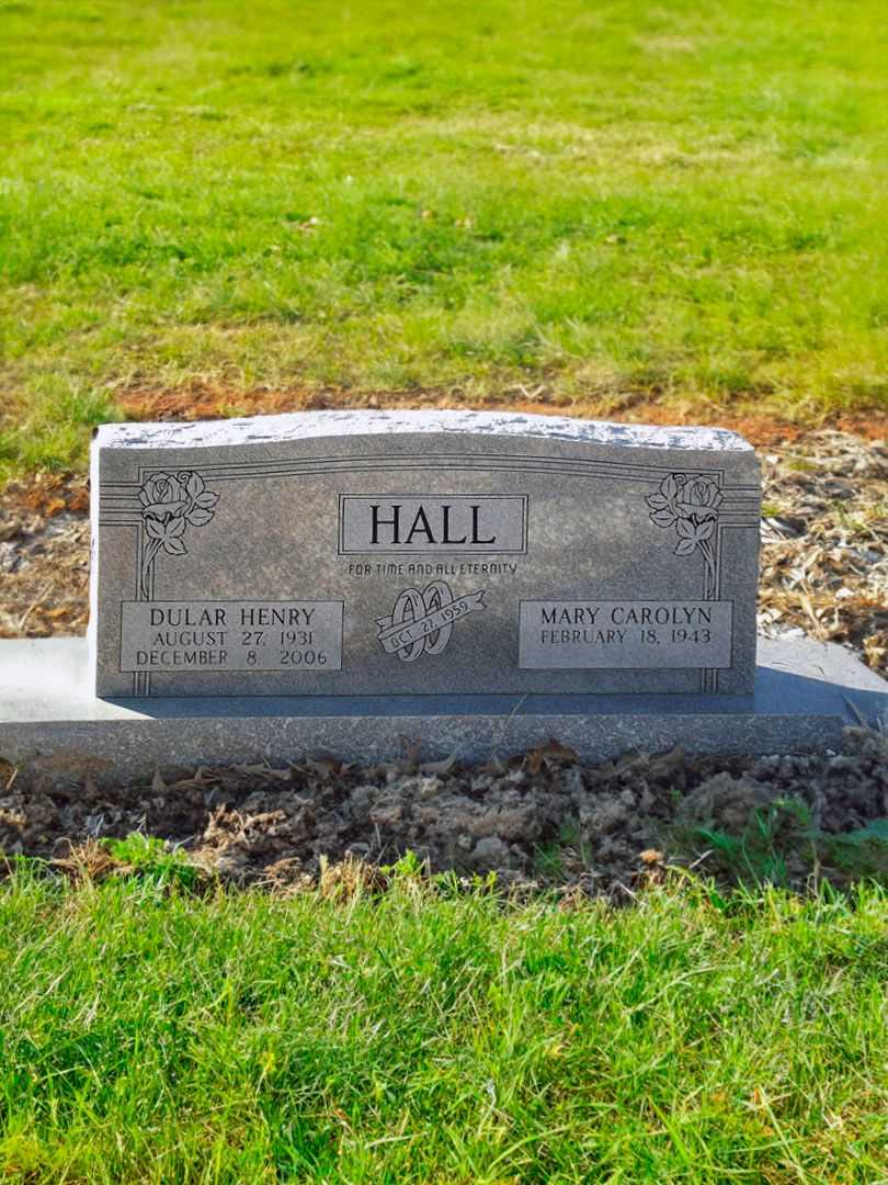 Dular Henry Hall's grave. Photo 1