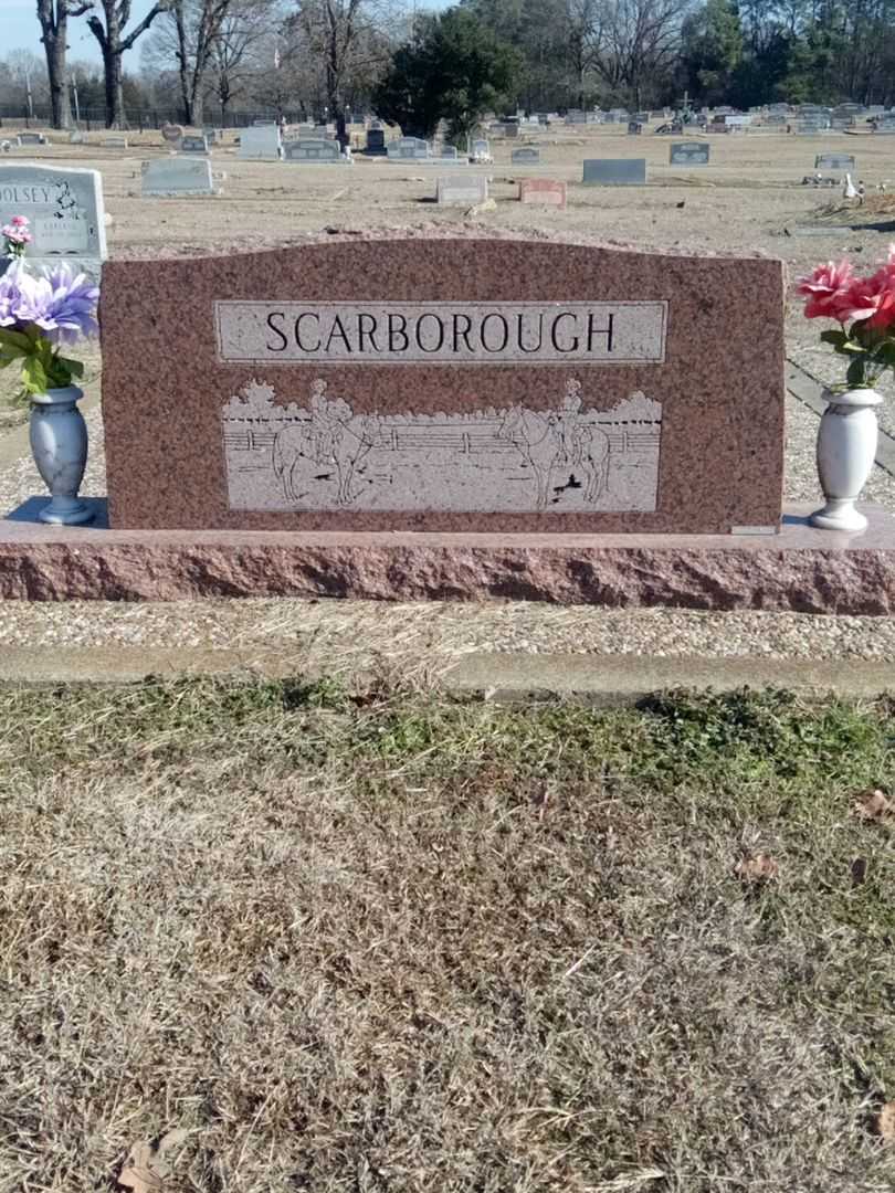 Oscar Milton "Jack" Scarborough's grave. Photo 3