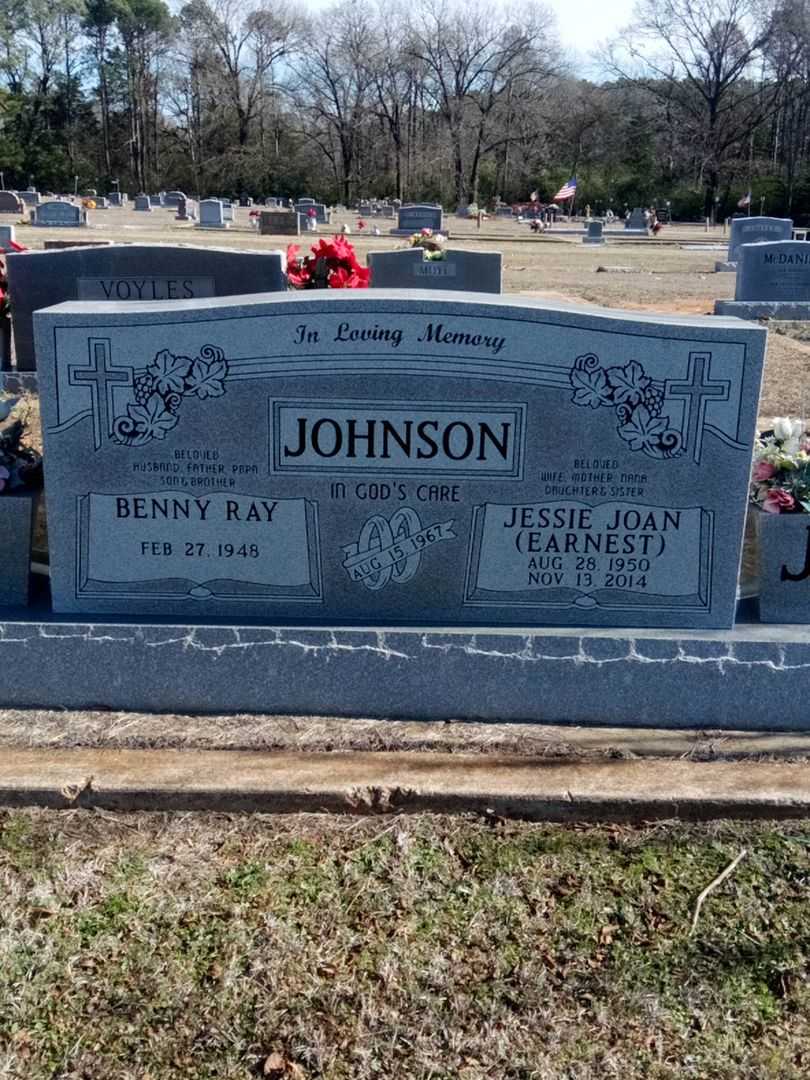 Jessie Joan Earnest Johnson's grave. Photo 4