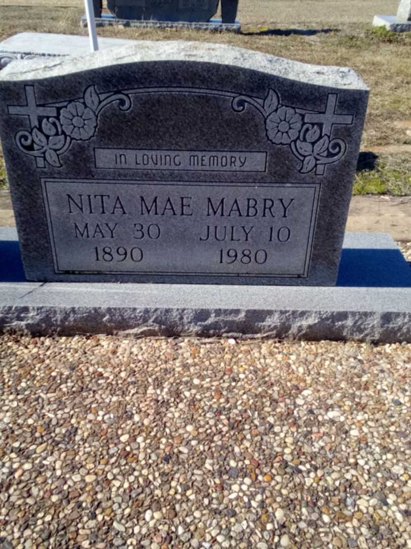 Nita Mae Mabry's grave. Photo 1