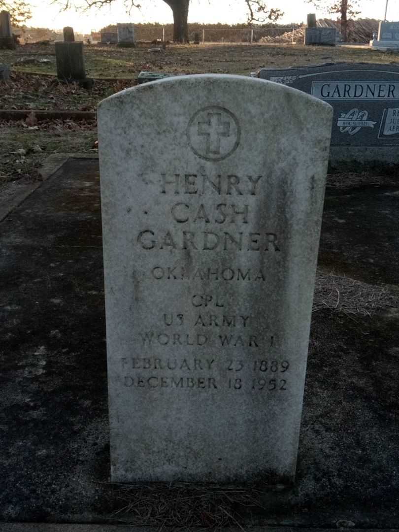 Henry Cash Gardner's grave. Photo 3