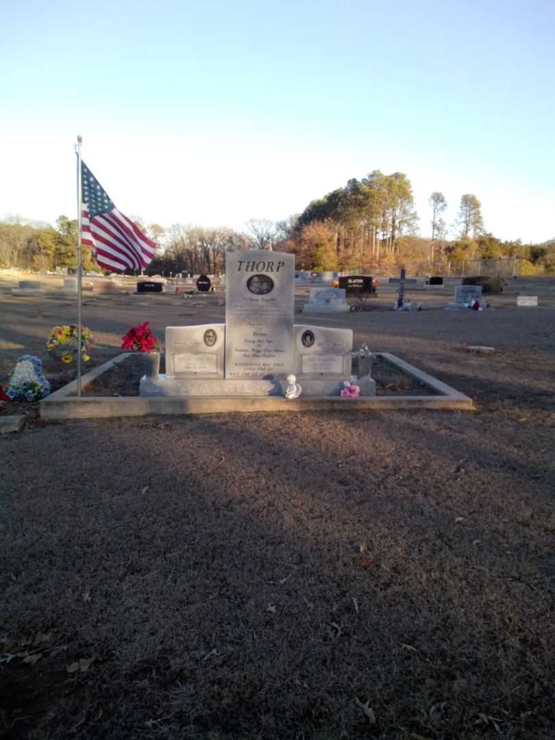 Irma M. Adams Thorp's grave. Photo 2