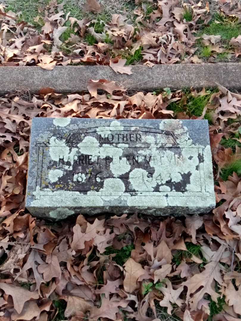 Harriet Ellen Velvin's grave. Photo 1