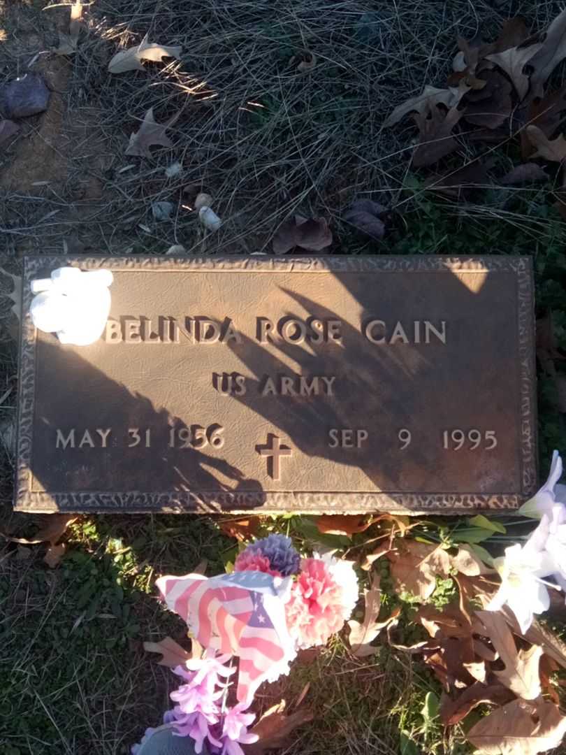 Belinda Rose Cain's grave. Photo 1