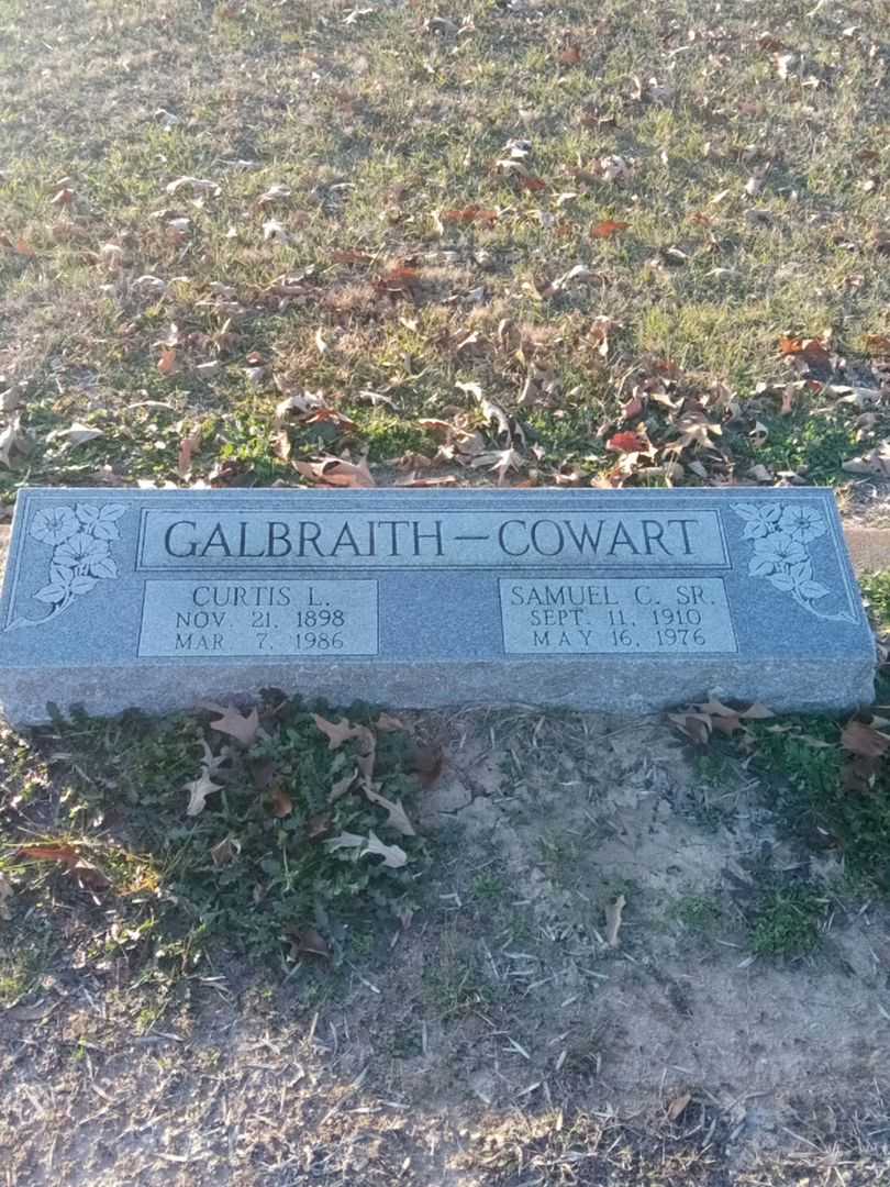 Curtis L. Galbraith's grave. Photo 1