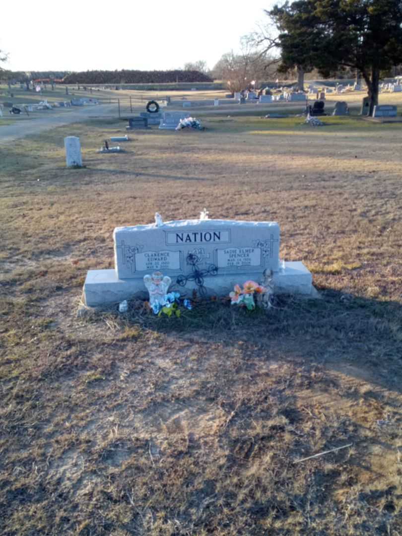 Clarence Edward Nation's grave. Photo 2