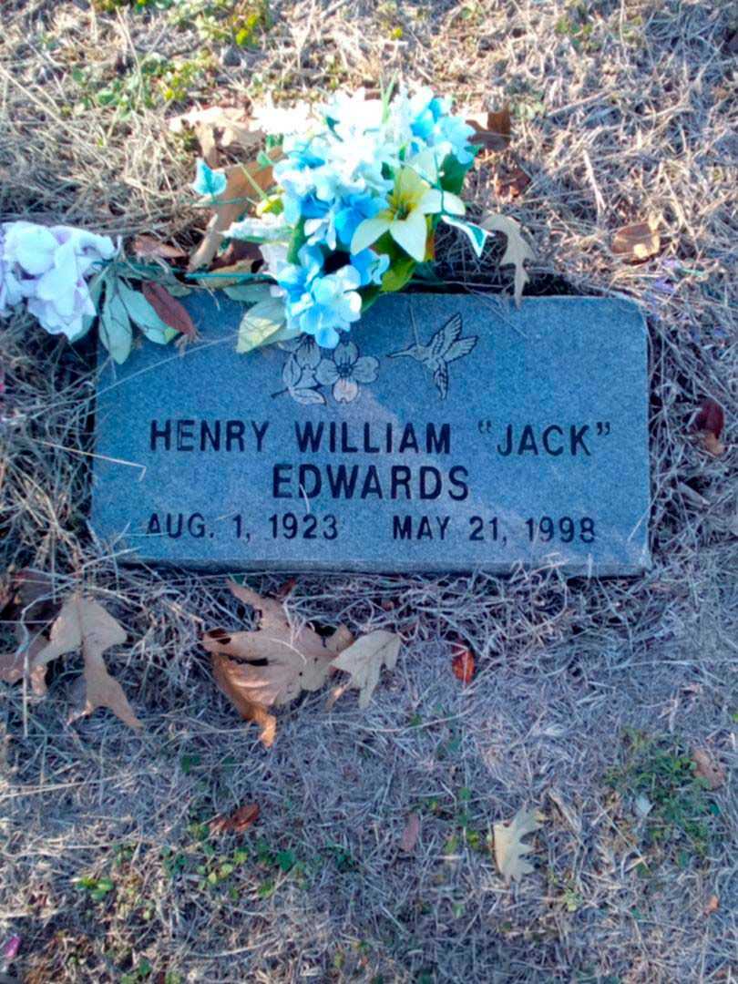 Henry William "Jack" Edwards's grave. Photo 1