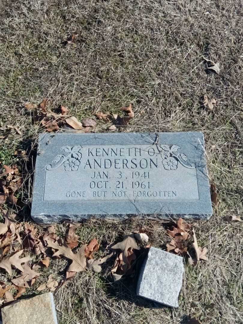 Kenneth O. Anderson's grave. Photo 1