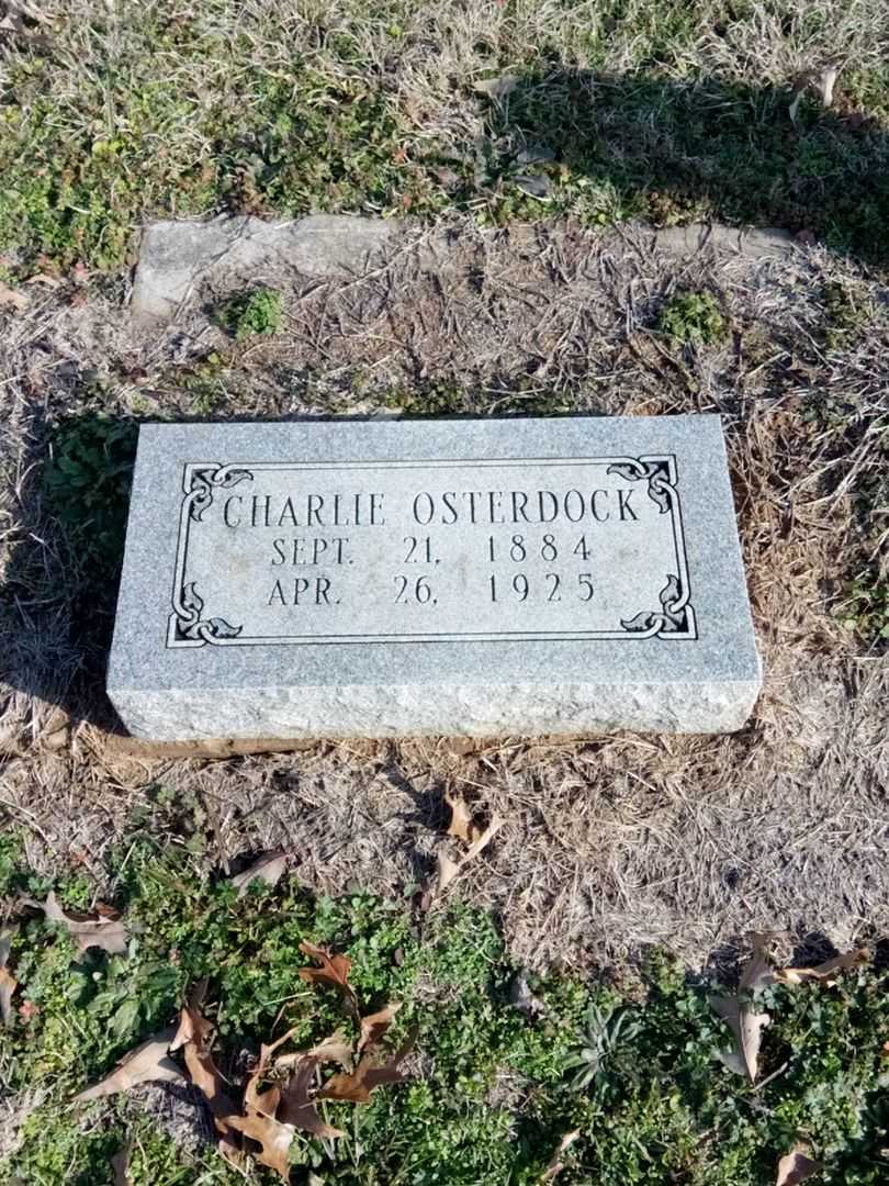Charlie Osterdock's grave. Photo 1