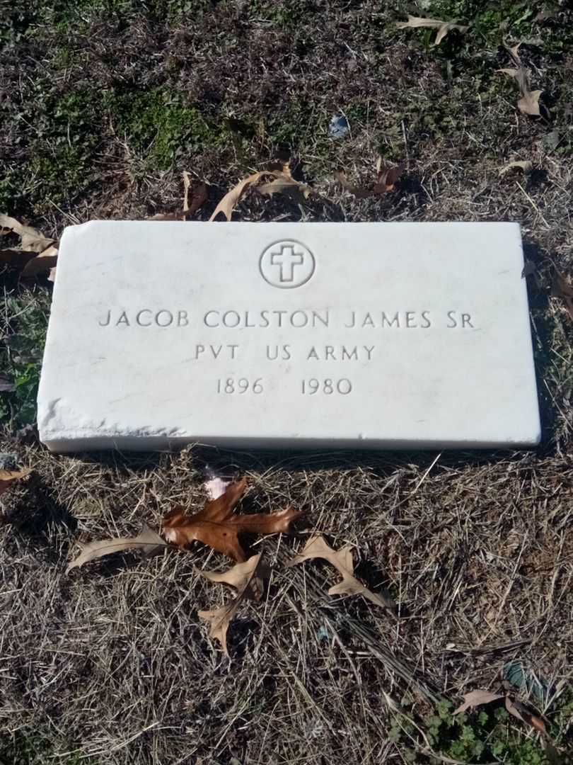 Jacob Colston James Senior's grave. Photo 3