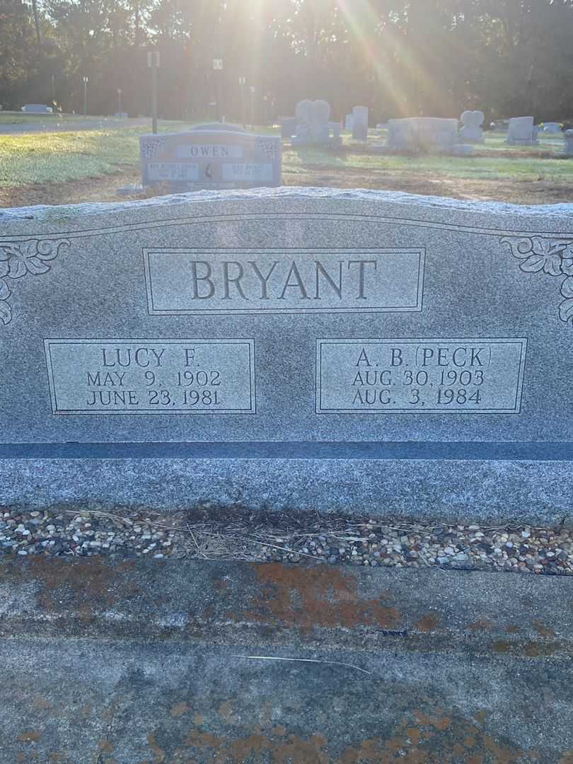 A. B. Peck Bryant's grave. Photo 1