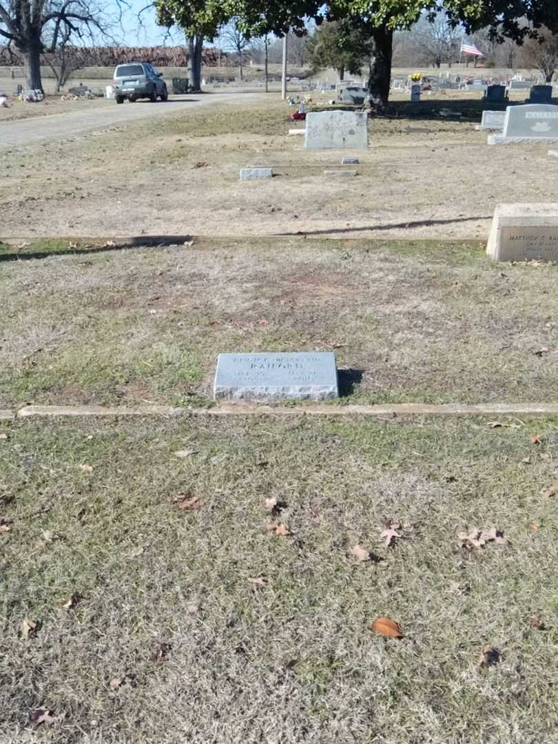 Eunice Blackard Raiford's grave. Photo 2