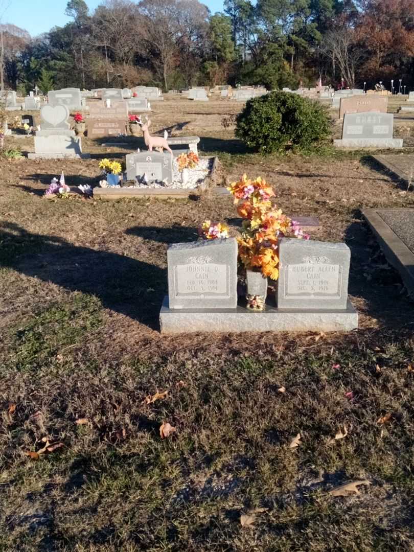 Johnnie Donathan Cain's grave. Photo 2