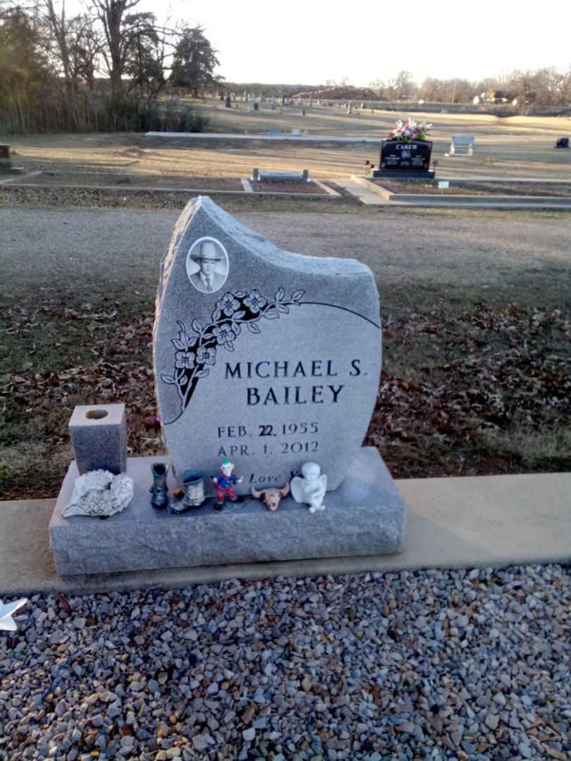 Machael S. Bailey's grave. Photo 1