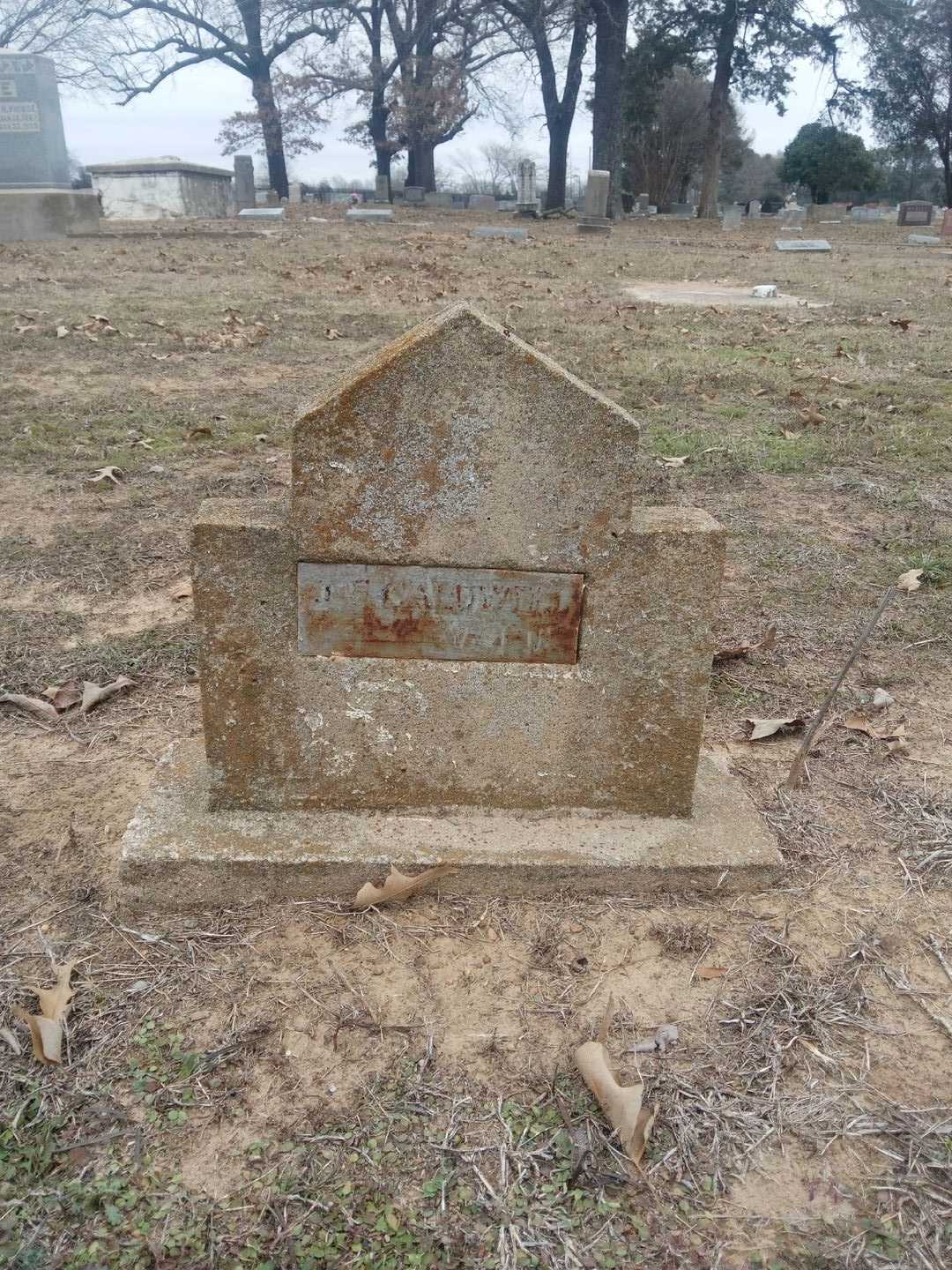 J. F. Caldwell's grave. Photo 1
