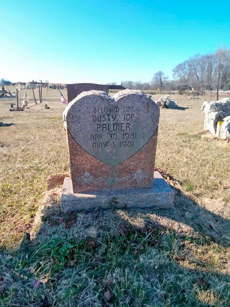 Dusty Joe Palmer's grave. Photo 1