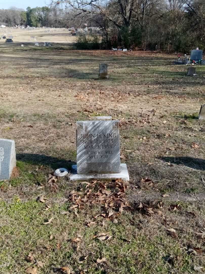 John H. King's grave. Photo 2