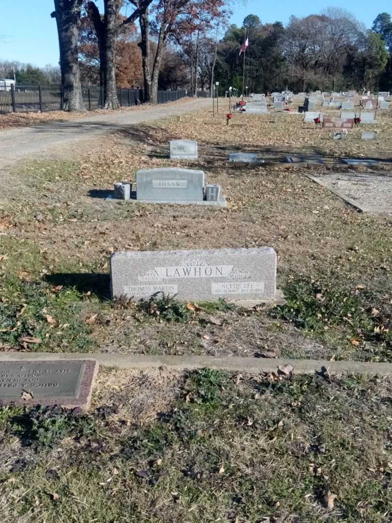 Nettie Lee Lawhon's grave. Photo 2