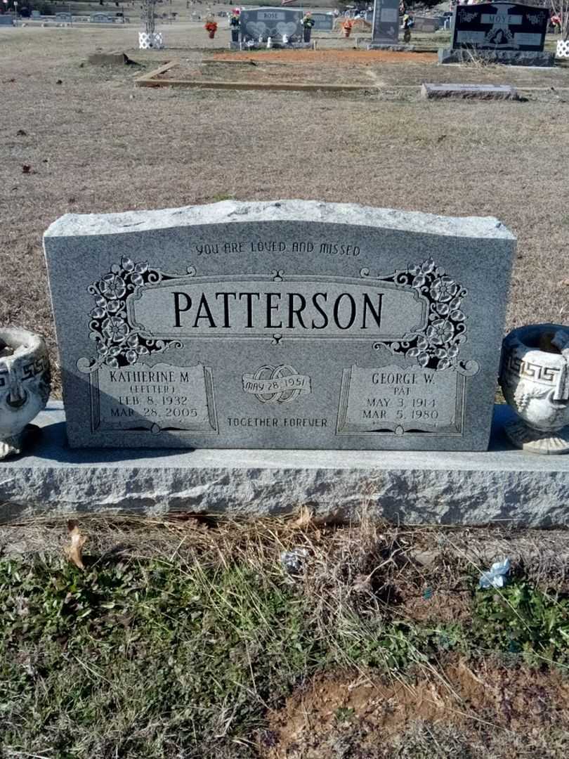 George W. Patterson Junior's grave. Photo 1