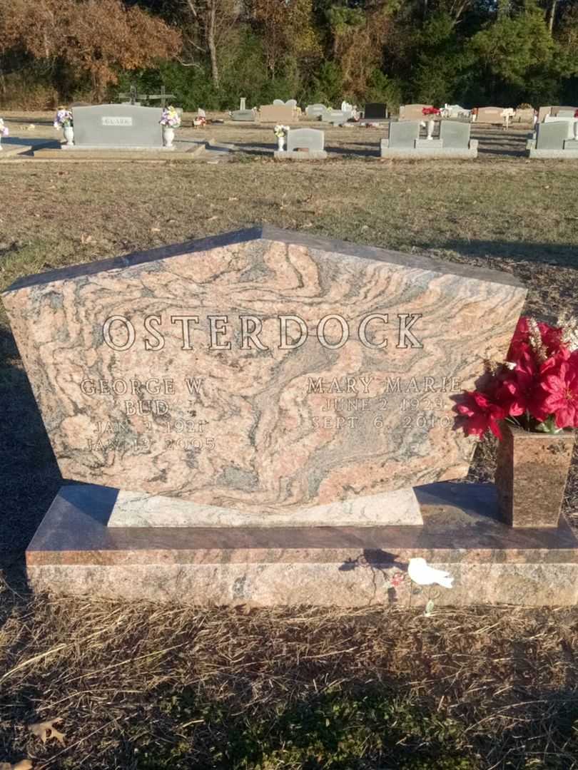 George W. "Bud" Osterdock's grave. Photo 1