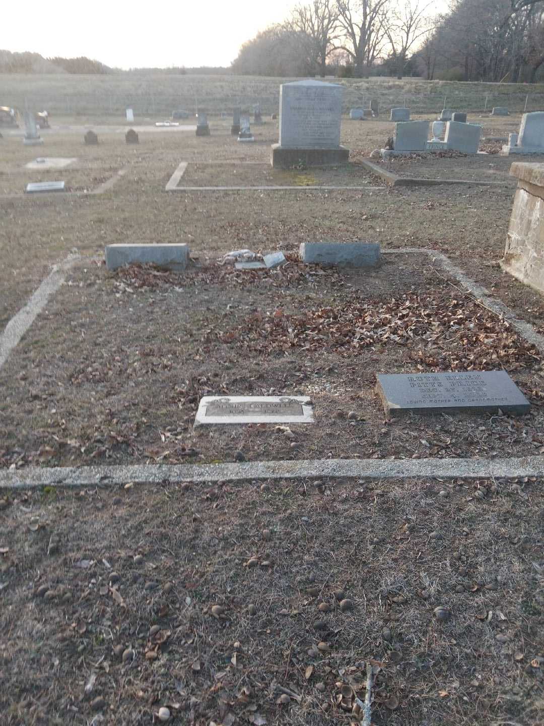 Agnes Caldwell's grave. Photo 2