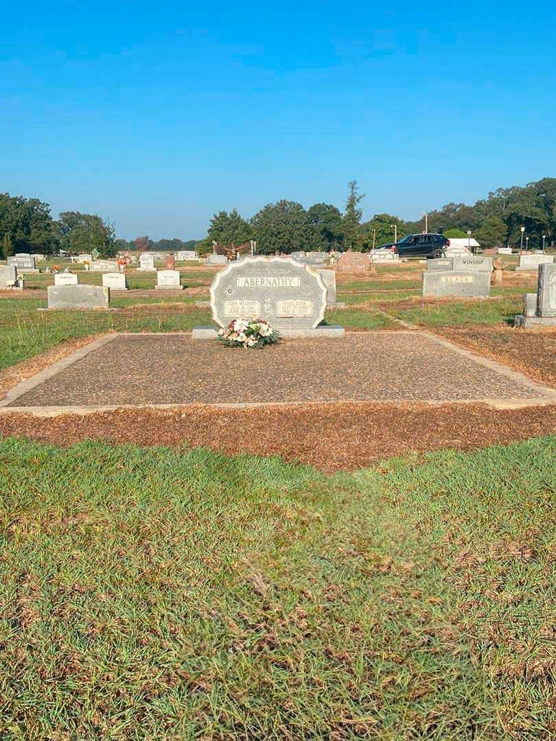 Mary Edna Abernathy's grave. Photo 2