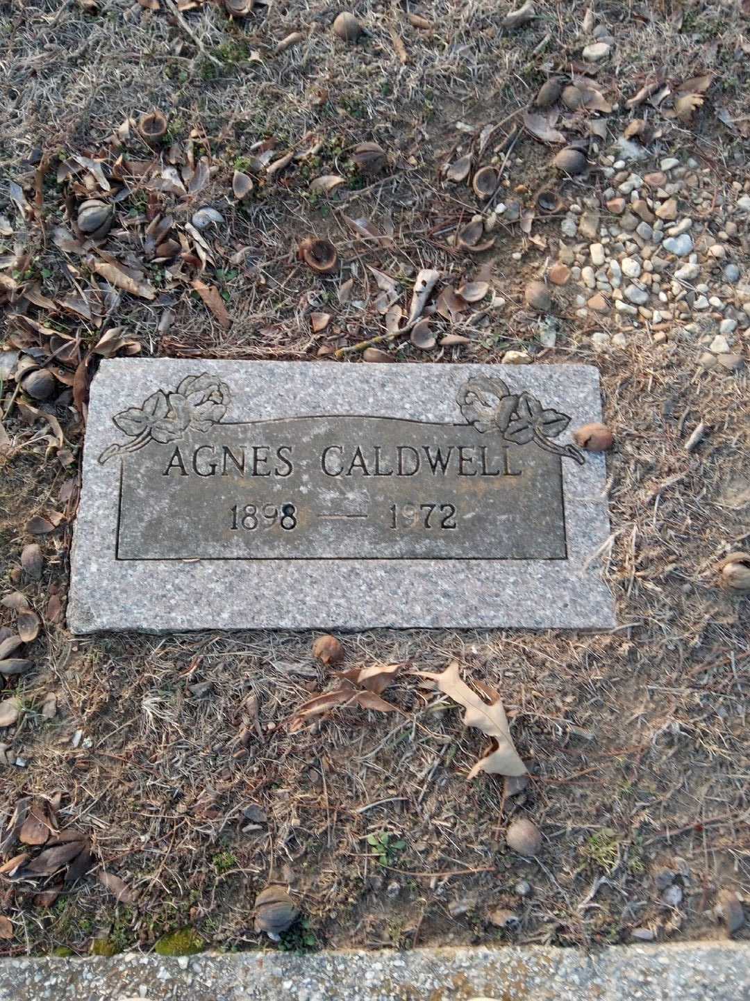 Agnes Caldwell's grave. Photo 1