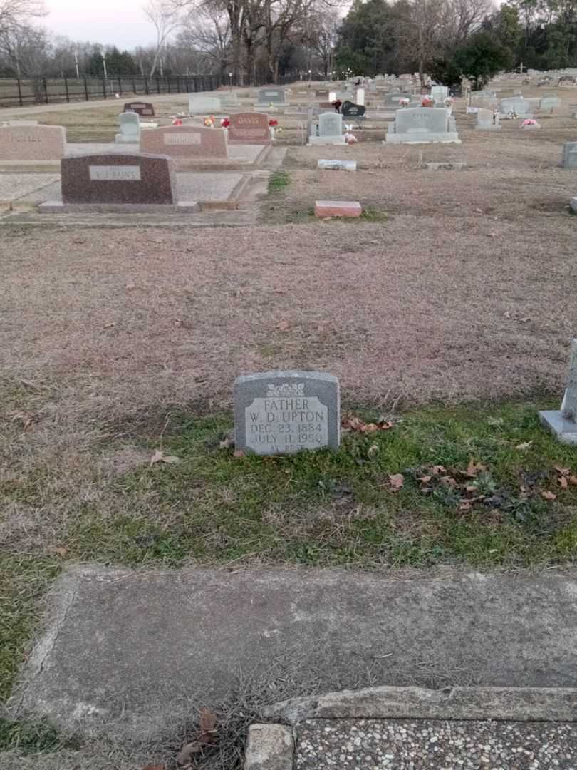 W. D. Upton's grave. Photo 2