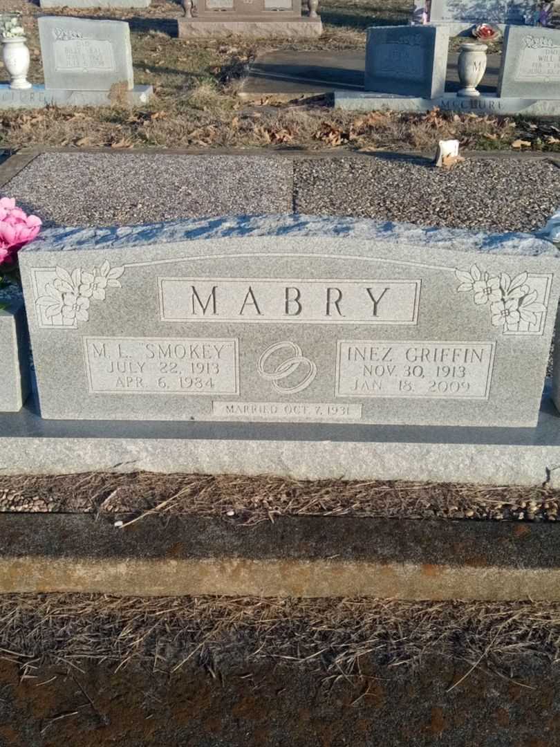 M. L. "Smokey" Mabry's grave. Photo 1