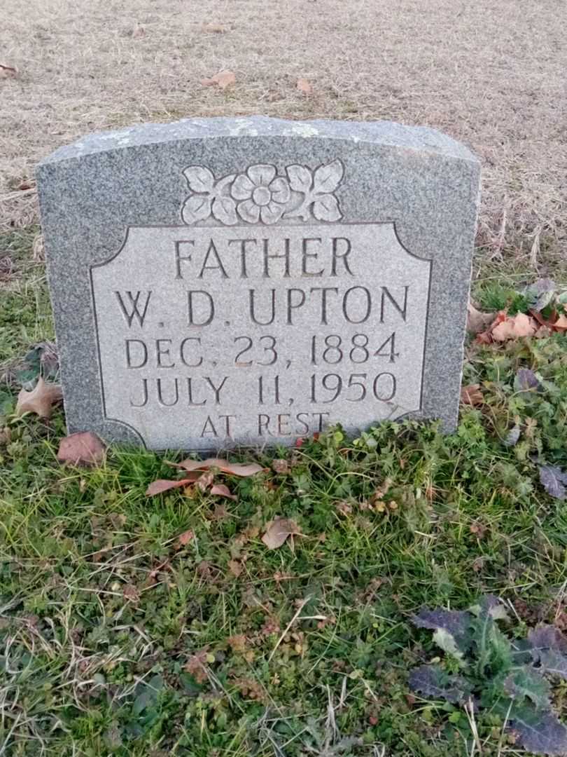 W. D. Upton's grave. Photo 1