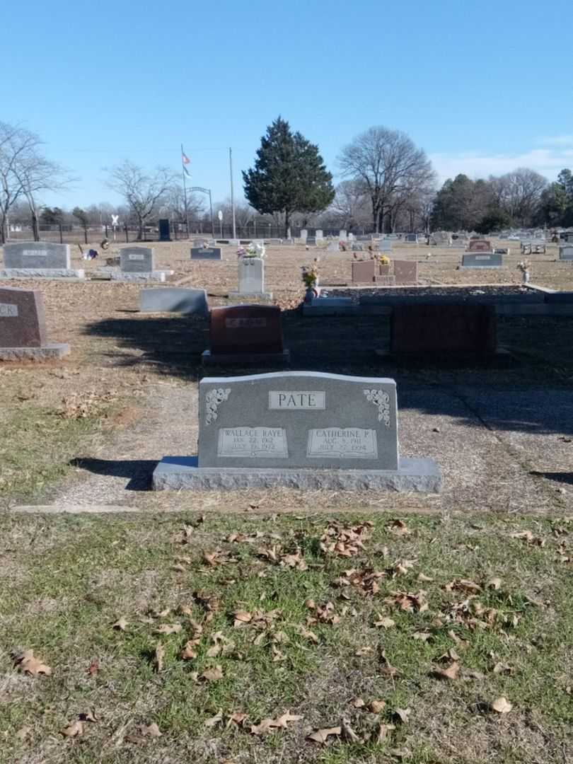 Catherine P. Pate's grave. Photo 2