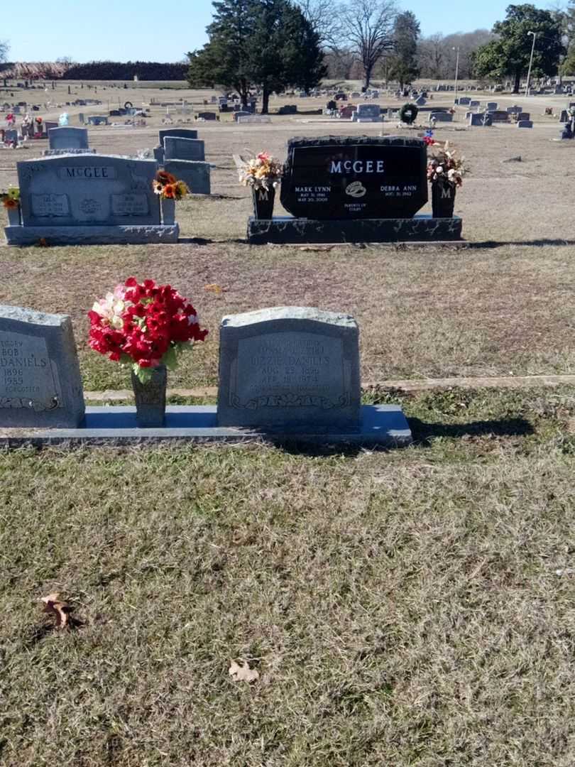 Lizzie Daniels's grave. Photo 2