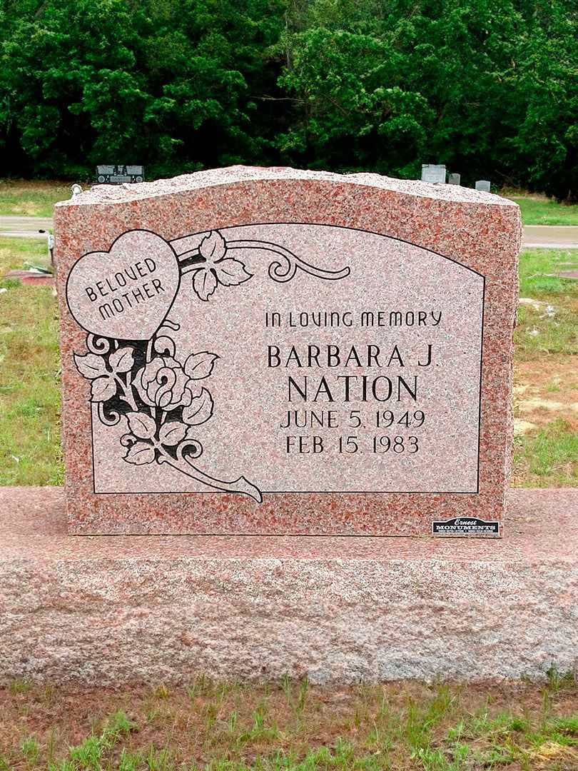 Barbara Jean Nation's grave. Photo 3