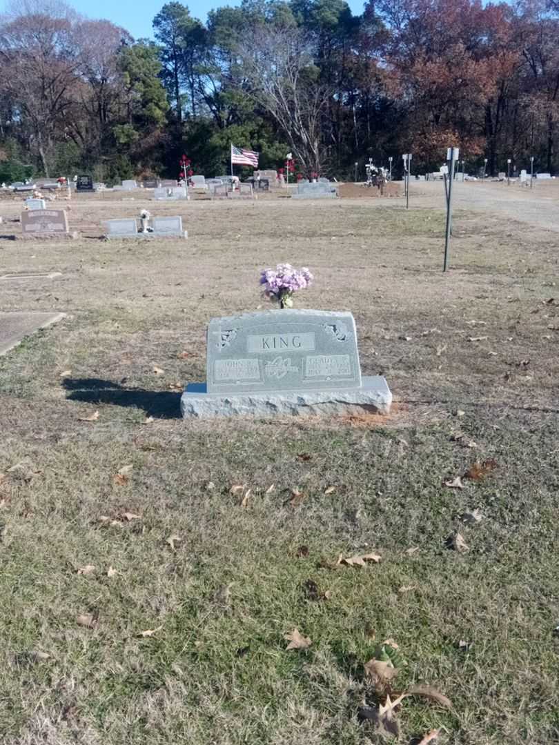 John R. King's grave. Photo 2