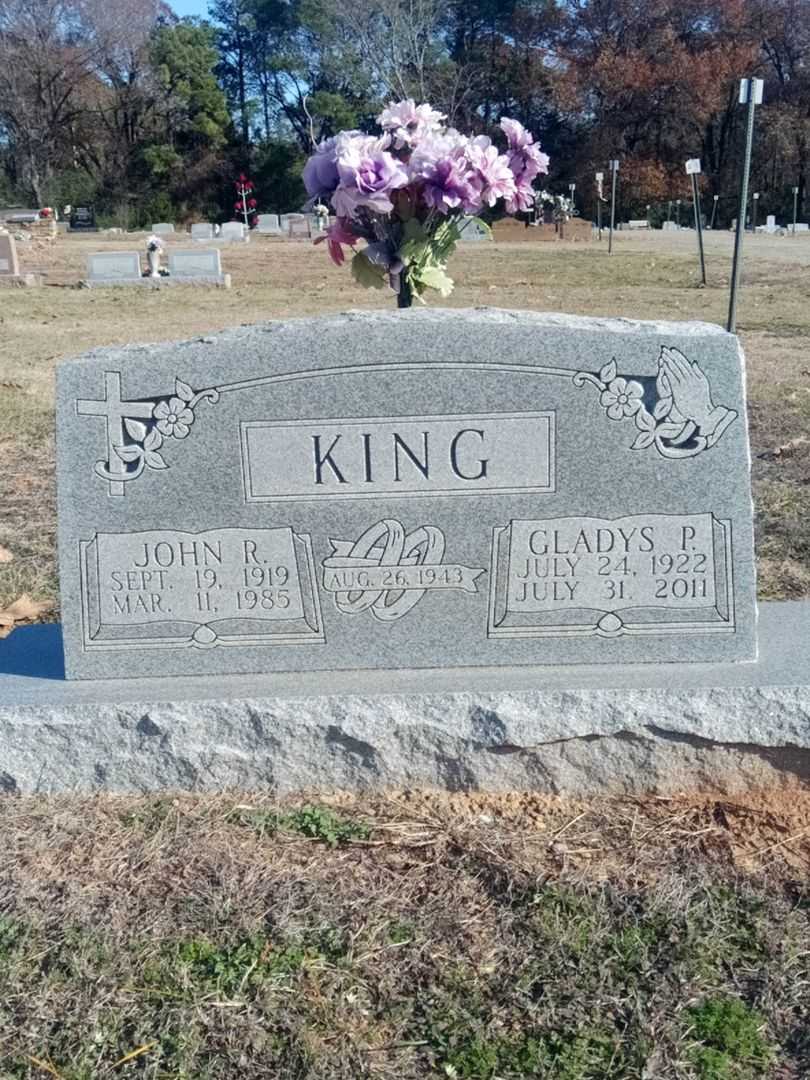 John R. King's grave. Photo 1